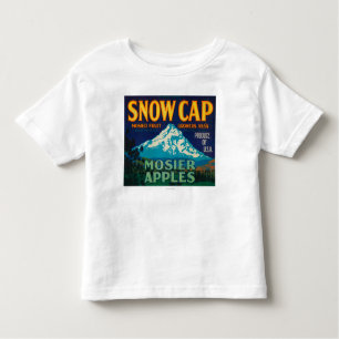 Sneeuwige Pet Apple Crate LabelMosier, OF Kinder Shirts