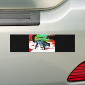 Sneeuwjager 1 bumpersticker (Op auto)