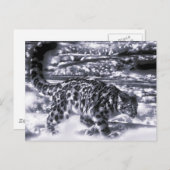 sneeuwjager 3 briefkaart (Voorkant / Achterkant)