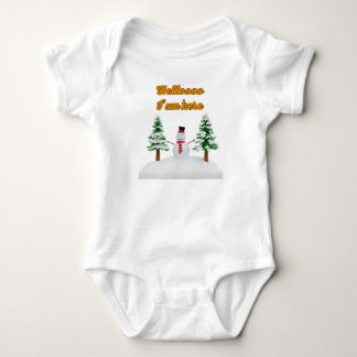 sneeuwjongen Baby Jersey Rompertje Romper