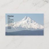 Sneeuwkapje Hood Landschap Visitekaartje (Voorkant)