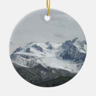 Sneeuwkapje Mont Blanc Keramisch Ornament