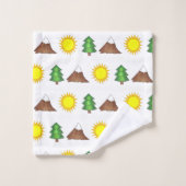 Sneeuwkapje zonneboompje bad handdoek (Wasdoekje)