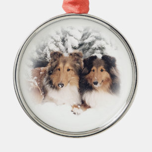 Sneeuwkapjes Metalen Ornament