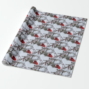 Sneeuwkardinaal Cadeaupapier