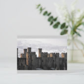 sneeuwkasteel briefkaart (Staand voorkant)