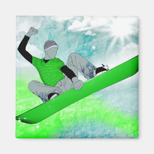 sneeuwkern. 1. magneet (Voorkant)