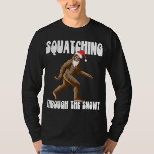Sneeuwkerstavond smerig t-shirt