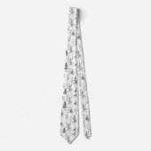 Sneeuwkerstbomen Stropdas (Voorkant)