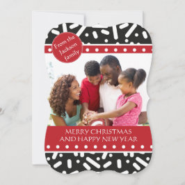 SneeuwkerstBriefpapier en cadeautjes Kaart