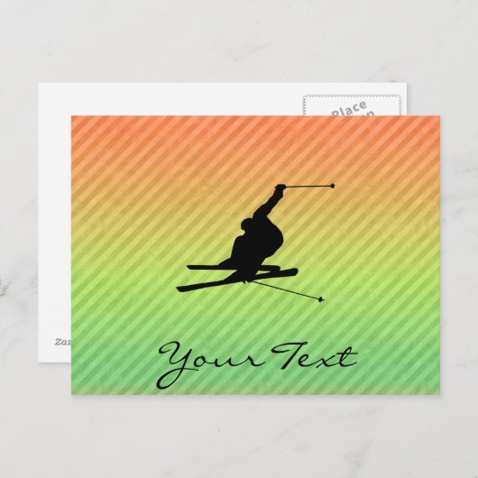 Sneeuwkiën Briefkaart (Voorkant / Achterkant)