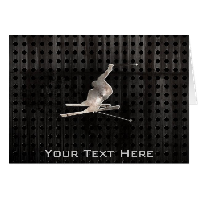 sneeuwkiën; Koel zwart (Voorkant Horizontaal)