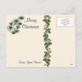 Sneeuwkinderen Kerst  Briefkaart (Achterkant)