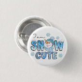 Sneeuwklap Ronde Button 3,2 Cm (Voorkant /achterkant)