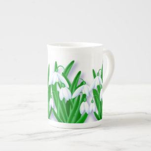 Sneeuwklokjes Porselein Kop