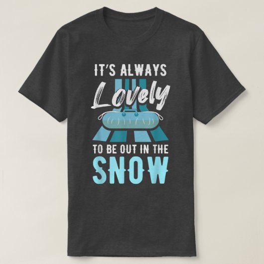 Sneeuwknobbelsport T-shirt (Design voorkant)