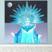 Sneeuwkoningin Canvas Afdruk (Insitu (Houten vloer))