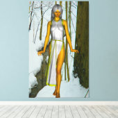 Sneeuwkoningin Canvas Afdruk (Insitu (Houten vloer))