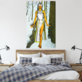 Sneeuwkoningin Canvas Afdruk (Insitu (Slaapkamer))