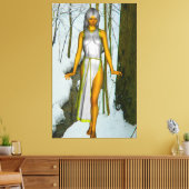 Sneeuwkoningin Canvas Afdruk (Insitu (Woonkamer))