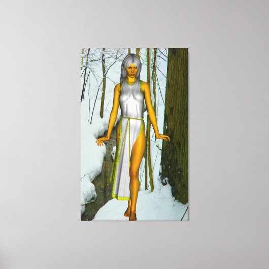 Sneeuwkoningin Canvas Afdruk (Voorkant)
