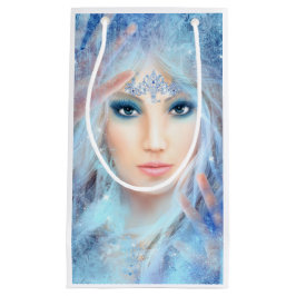 Sneeuwkoningin. De wintermooie vrouw. Portret. Klein Cadeauzakje