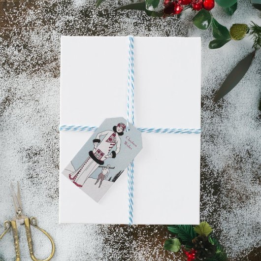  Sneeuwkoningin Kerst Cadeaulabel