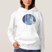 Sneeuwkoningin Kerst Fantasie Kunstwerk Hoodie (Voorkant)