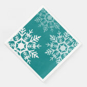Sneeuwkramen - Kerstmis - Papier Napkin Servetten (Hoek)