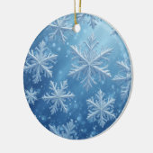 Sneeuwkristallen Keramisch Ornament (Links)