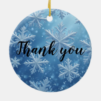 Sneeuwkristallen Keramisch Ornament