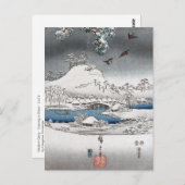 Sneeuwlandschap Briefkaart II (Voorkant / Achterkant)