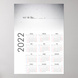 Sneeuwlandschap Kalender 2022 Poster