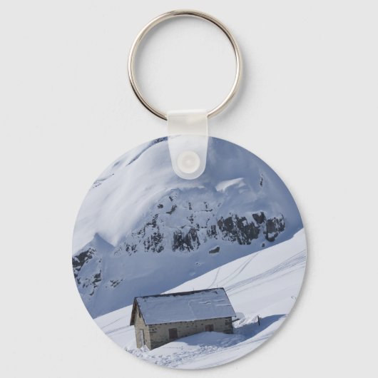 sneeuwlandschap sleutelhanger (Voorkant)