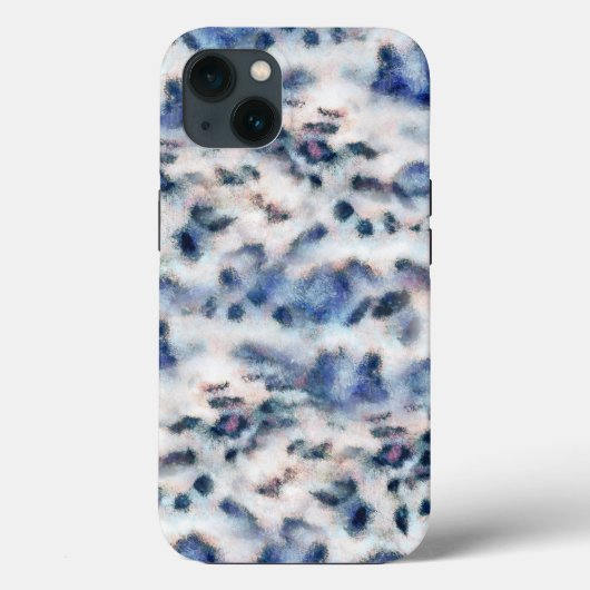 Sneeuwleopard Animal Print Skin Patroon Case-Mate iPhone Case (Achterkant)