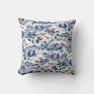 Sneeuwleopard Animal Print Skin Patroon Kussen