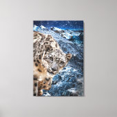 SNEEUWLEOPARD CLOUD WALKER CANVAS AFDRUK (Voorkant)