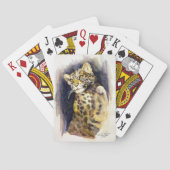 Sneeuwleopardspeelkaarten Pokerkaarten (Achterkant)