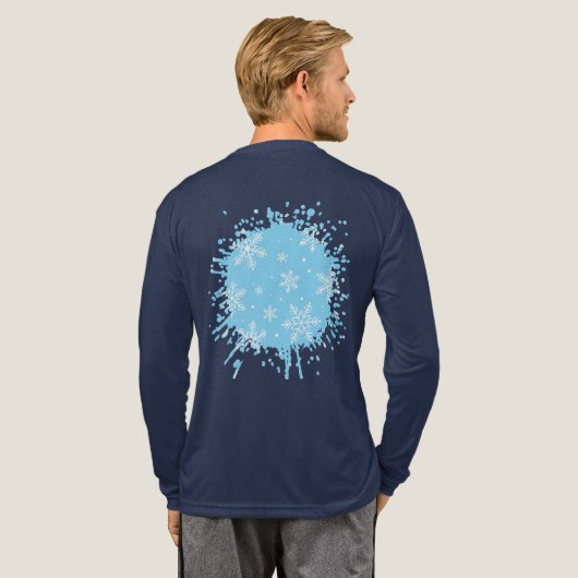 Sneeuwlied Tri-Blend Shirt (Achterkant)