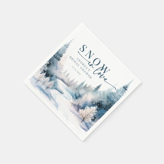 Sneeuwliefde | Winterbos Servet (Hoek)