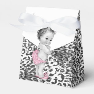 Sneeuwluipaard Baby Shower Favor Dozen Bedankdoosjes