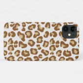 Sneeuwluipaard, beige, tan en crème Case-Mate iPhone case (Achterkant (horizontaal))