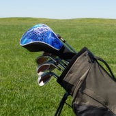 Sneeuwluipaard op Mountain Rock Golfheadcover (Insitu)