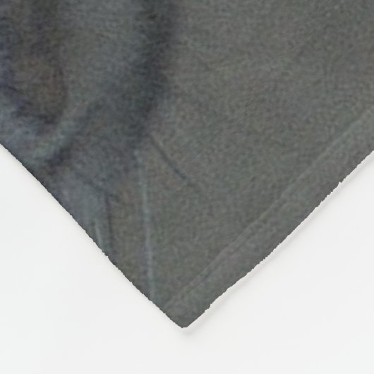 Sneeuwluipaard, rugleuning, groot fleece deken (Hoek)