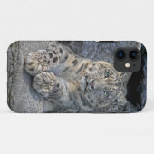 Sneeuwluipaard schoonheid (beide poten vooraan) Case-Mate iPhone case (Achterkant (horizontaal))