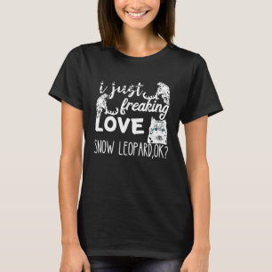 Sneeuwluipaard Sneeuwluipaard Witte Sneeuw Tijger T-shirt