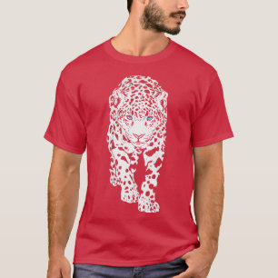 Sneeuwluipaard Wilde Grote Katachtige Natuur T-shirt