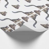 Sneeuwluippapier (kleur kiezen) cadeaupapier (Hoek)