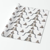 Sneeuwluippapier (kleur kiezen) cadeaupapier (Uitgerold)
