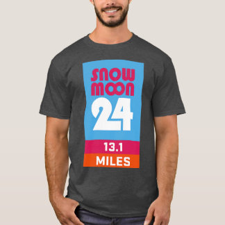 Sneeuwmaan 24 131 mijl halve marathon t-shirt